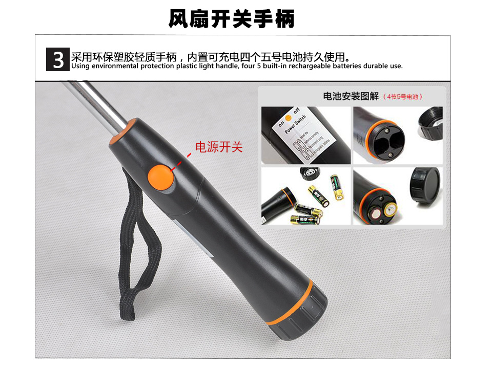 新款廣告風扇雨傘